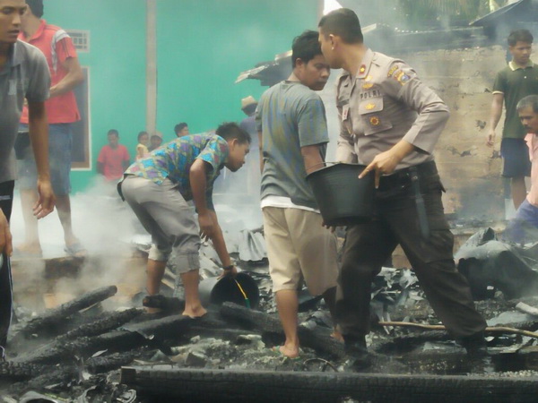 5 Unit Rumah di Desa Kuntu Hangus Terbakar